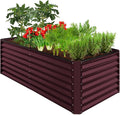 Best Choice Products 6x3x2ft Outdoor Metal Raised Garden Bed, Deep Root Box by BestChoiceProducts