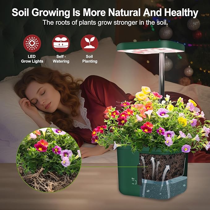 2-Pack Indoor Planting System Smart Soil Growing Kit - Image 5