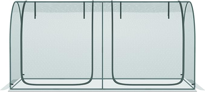 Outsunny 8' x 4' Crop Cage, Plant Protection Tent - Image 8