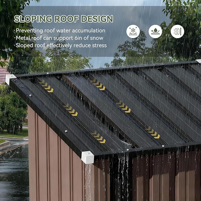 Aoxun Outdoor Storage Shed - Image 5