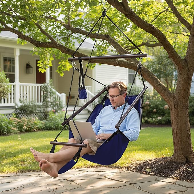 ONCLOUD Upgraded Unique Hammock Hanging Sky Chair, Air Deluxe Swing Seat - Image 8