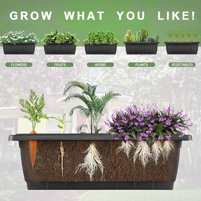 Homdox 2 Pack Vertical Garden Bed, 5 Tiers Vertical Raised Garden Planter - Image 7
