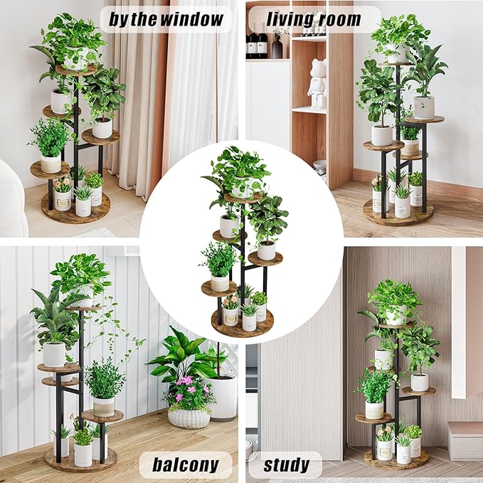 Plant Stand Indoor 5 Tier 8 Potted Multiple Flower Pot Holder - Image 6