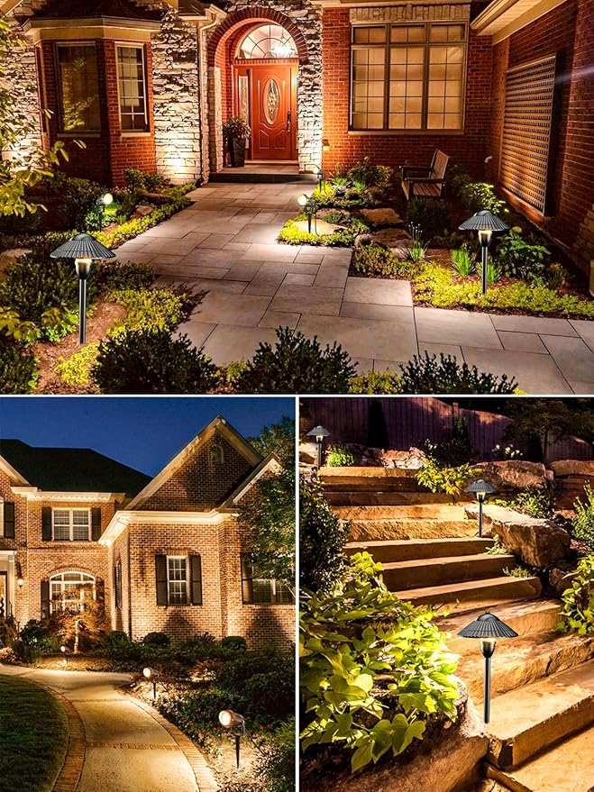 ZUCKEO LED Landscape Lighting Low Voltage Pathway Lights 12V 24V Landscape - Image 6