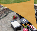 AsterOutdoor Sun Shade Sail Triangle 16' x 16' x 16' UV Block Canopy by AsterOutdoor