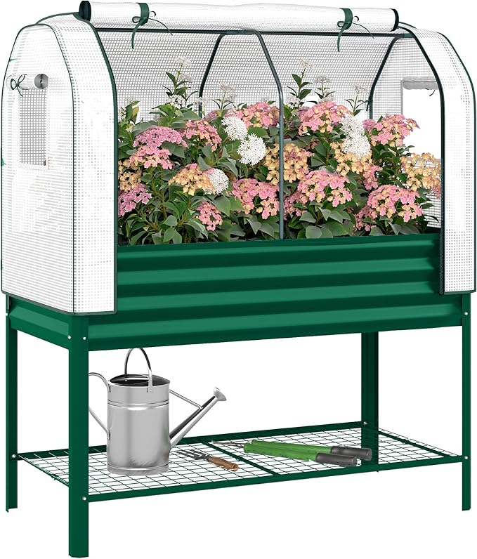 Outsunny Galvanised Raised Garden Bed by Outsunny