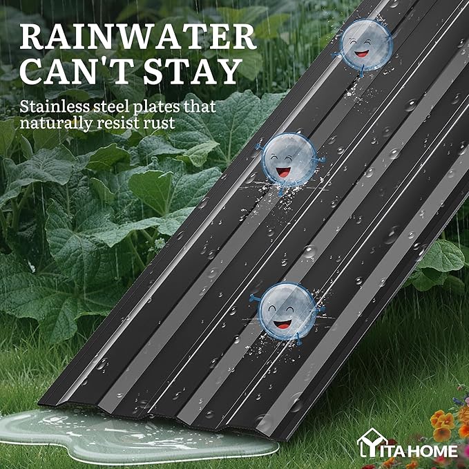 YITAHOME 72x36x12 in 2pcs Galvanized Raised Garden Bed Kit, Large Metal Planter - Image 4