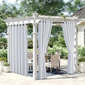 NICETOWN 2 Panels Weighted Outdoor Curtains by NICETOWN