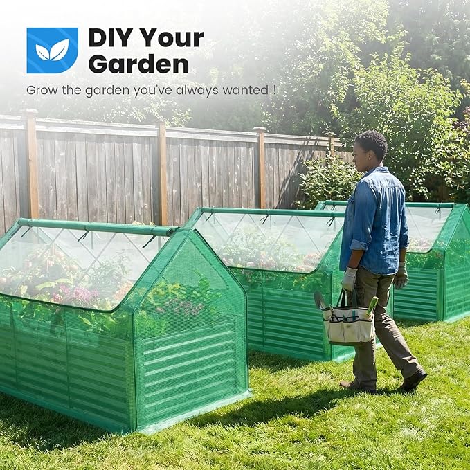 Quictent Raised Garden Bed Galvanized Raised Beds - Image 7
