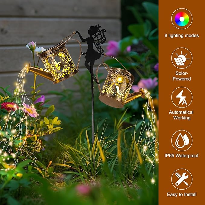 LOVERUIS Solar Watering Can Light - Image 2