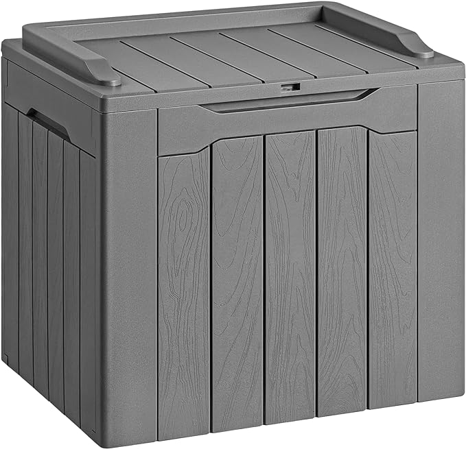 Devoko 30 Gallon Resin Deck Box Outdoor Indoor Waterproof Storage Box by DEVOKO