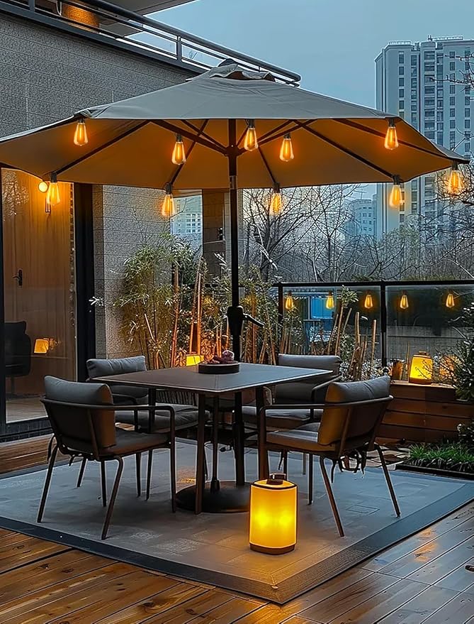 Outdoor Patio String Lights 100ft: ST38 LED Shatterproof Bulbs 3 Modes Button - Image 8