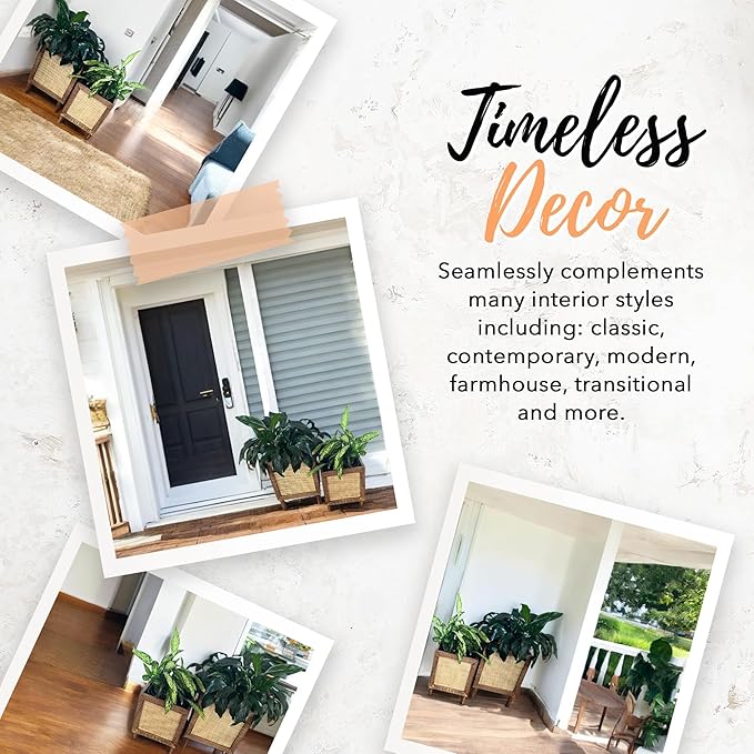 Autumn Alley Rustic Boho Large Indoor Planter - Image 7