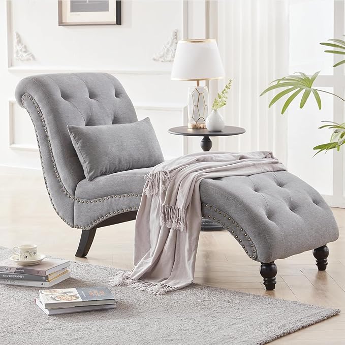 Tufted Soft Chaise Lounge Chair - Image 6