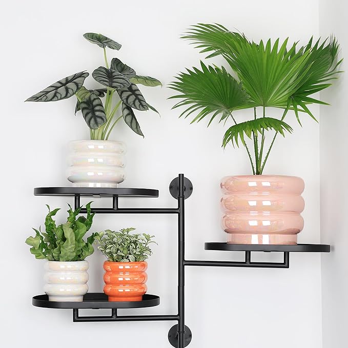 4.1 inch 4 pcs Ceramic Plant Pots - Image 6