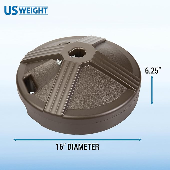 US Weight Durable Fillable Umbrella Base - Image 3