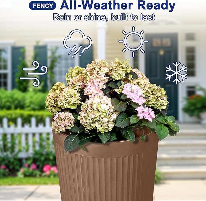 FENCY 2Pack 24IN Self Watering Planter - Image 3