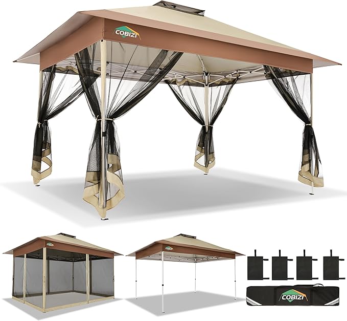 COBIZI 10x15 FT Pop up Gazebo on Clearance by COBIZI