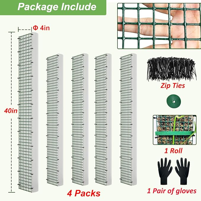 60"/40"/24" Metal Moss Pole, D Shape Sphagnum Moss Pole, Moss Poles - Image 6