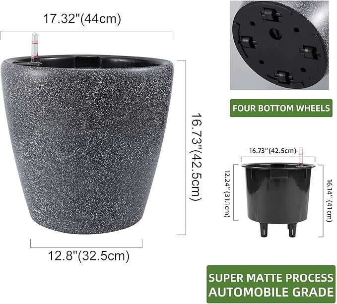 Dexceder 18x17 Self Watering Planter - Image 3