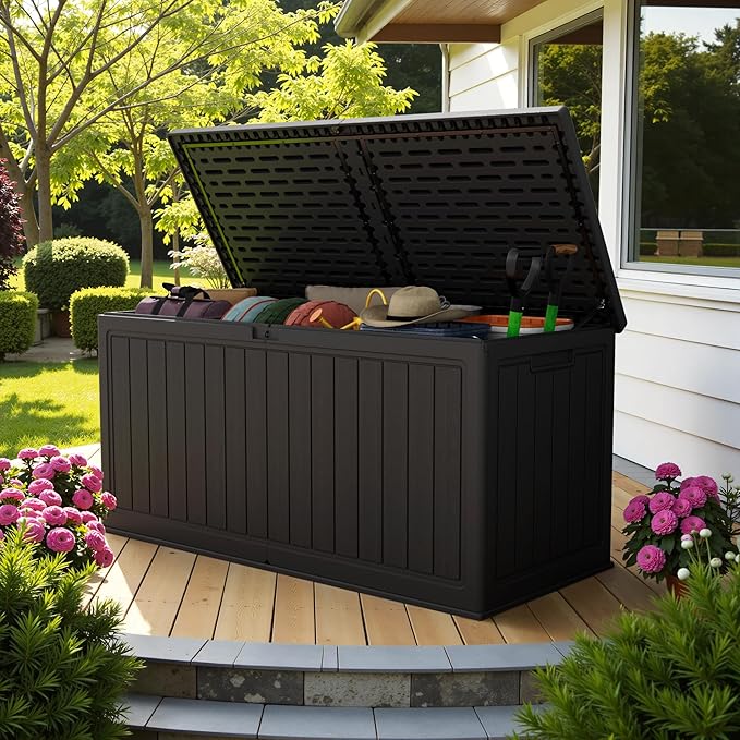 Devoko 260 Gallon Double-Wall Deck Box - Image 7