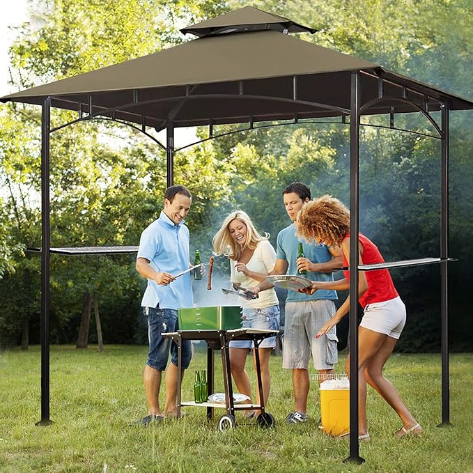 Eurmax USA High Performance Grill Gazebo Canopy Replacement Cover 5x8 BBQ - Image 6