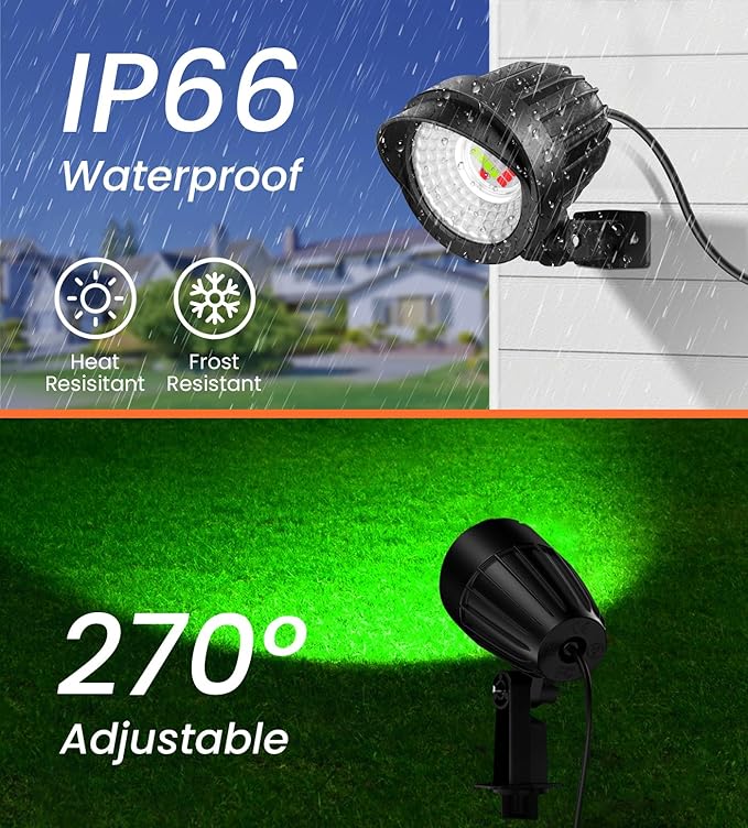MEIKEE 15W RGB Landscape Lights 12V 24V Low Voltage Landscape Lighting RGBW - Image 3