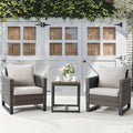 Belord Outdoor Bistro Set 3 Piece Outdoor Wicker Patio Chairs, Oversize Outdoor by Belord