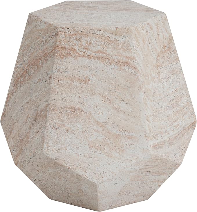 Christopher Knight Home Jayme 18.75" Indoor Outdoor Hexagonal Accent Side Table - Image 5