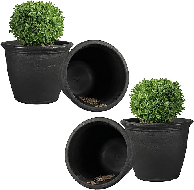 Sunnydaze 24-Inch Anjelica Large Plastic Pot by SunnydazeDecor
