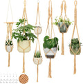 Nook Theory 6-Pack Macrame Plant Hangers by NookTheory