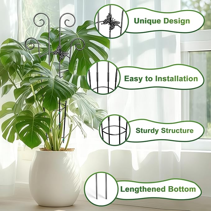 Coomin 32.6in Monstera Plant Support - Image 3
