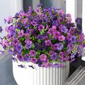 Artificial Flowers Faux Plants Outdoor Fake Flowers Spring Decor, 12 Bundles by ZFProcessArtificialFlowers