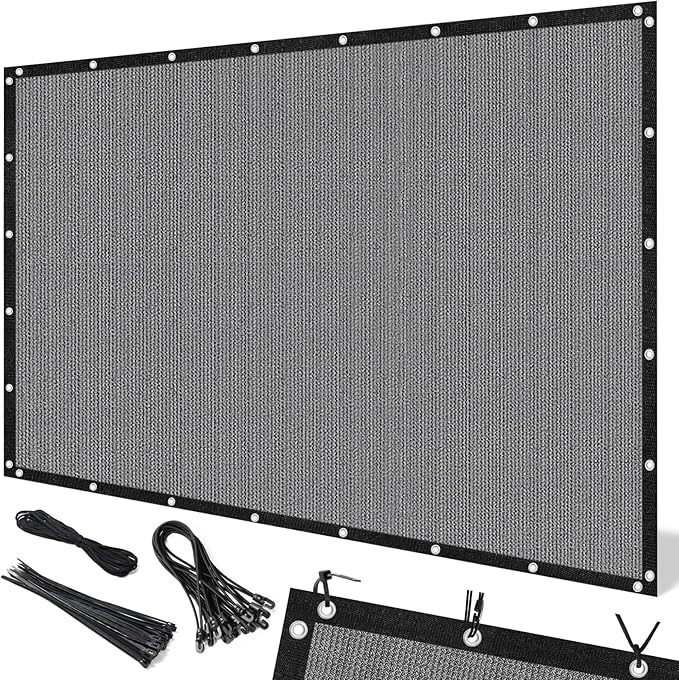 Artpuch 90% Sun Shade Cloth, 4 x 8 FT Pergola Shade Cover Canopy by Artpuch