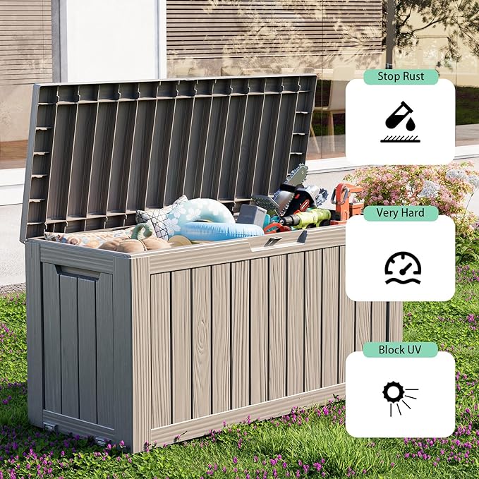 ROJIK Outdoor Storage Housing Deck Box - Image 6
