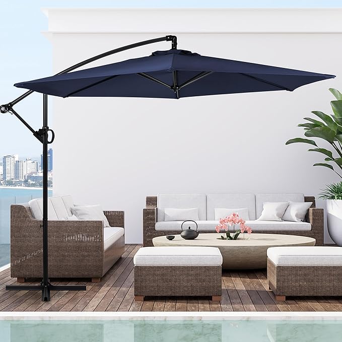 Shintenchi Patio Offset Umbrella - Image 2