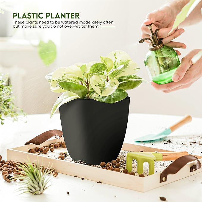 Utopia Home - Plant Pots Indoor - 7/6.6/6/5.3/4.8 Inches Flower Pots - Image 5