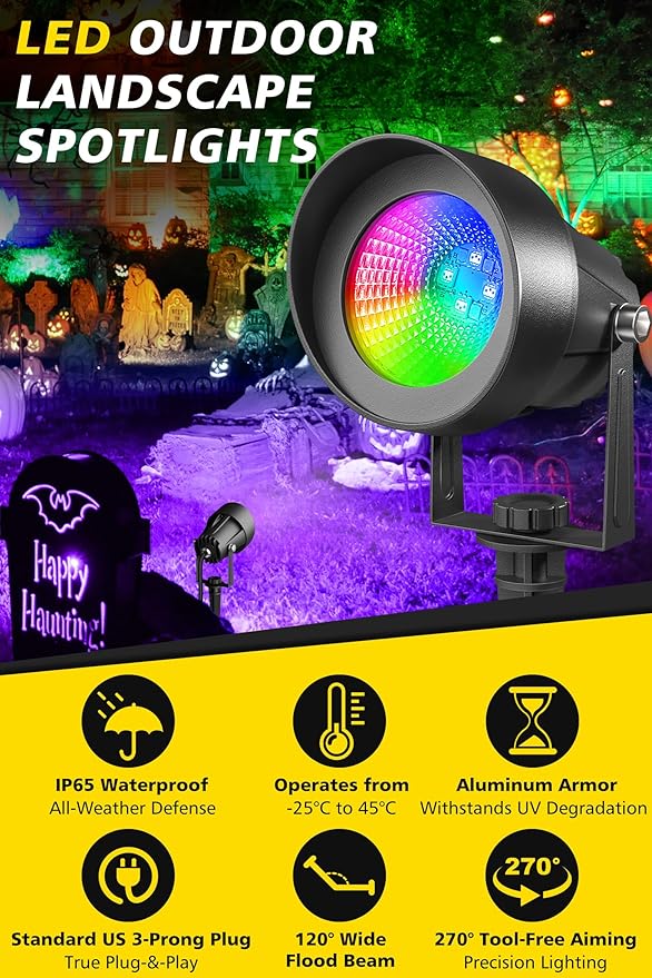 T-SUN Spot Lights Outdoor Waterproof IP65 - Image 2