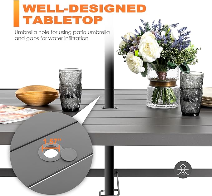 NUU GARDEN 7-Piece Outdoor Dining Set - Image 9