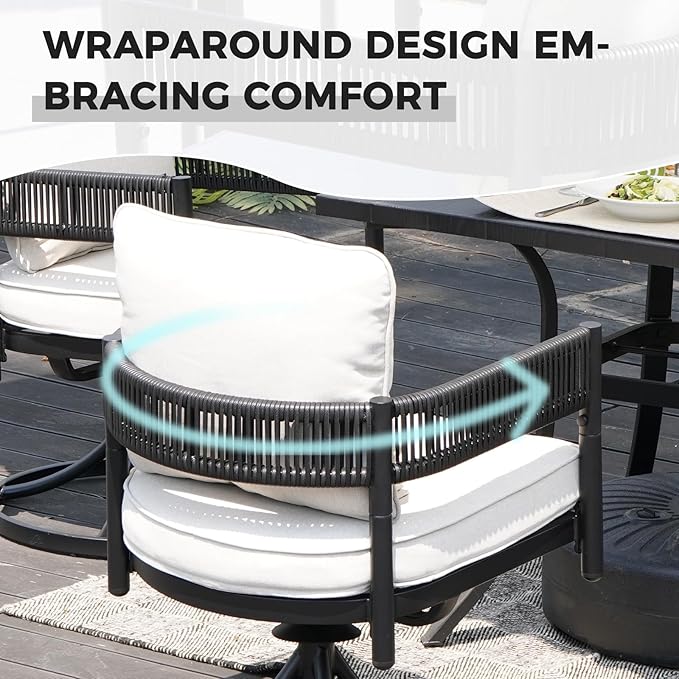 Grand patio 5-Piece Outdoor Dining Set - Image 3