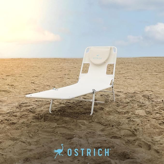 Ostrich 72 by 22 Inch Versatile Chaise Lounge Portable Reclining Lounger - Image 2