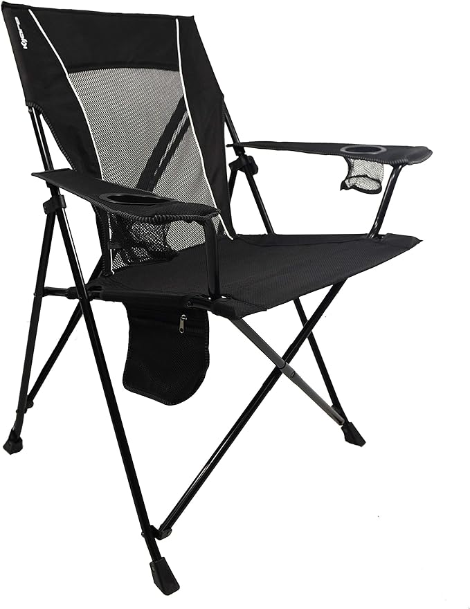 Kijaro Foldable Camping Chair, Vik Black by Kijaro