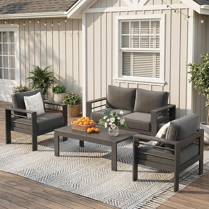 Solaste Aluminum Patio Furniture Set by Solaste