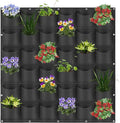 36 Pockets Hanging Planter Bags, Hanging Vertical Wall Mounted Plant Planting by Pehciroe
