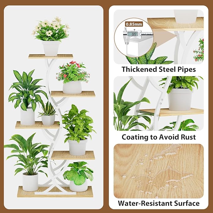Plant Stand Indoor with Grow Lights - Image 6