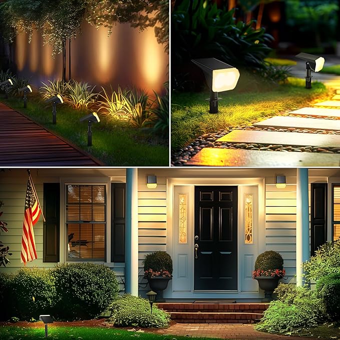 Consciot Solar Spot Lights Outdoor Waterproof, 24 LED Dusk-to-Dawn Solar - Image 9