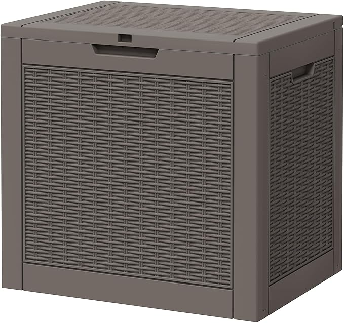 Outdoor Storage Box, Resin Deck Boxes Indoor and outdoor, Waterproof Storage by NBYSGO