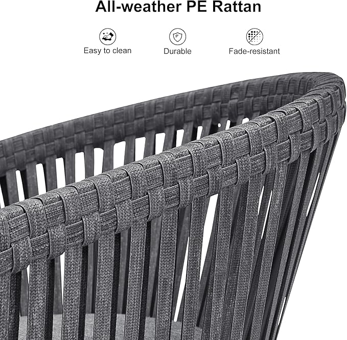 PURPLE LEAF 16 Pieces Outdoor Dining Set - Image 3