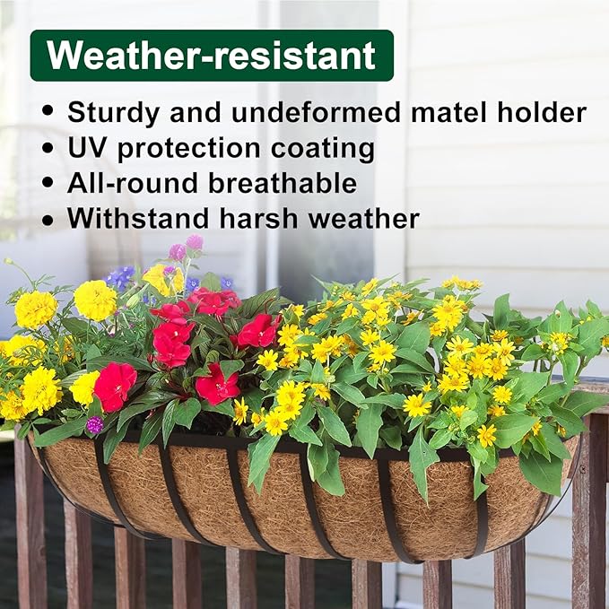 DUNCHATY Railing Planter Window Box - Image 8