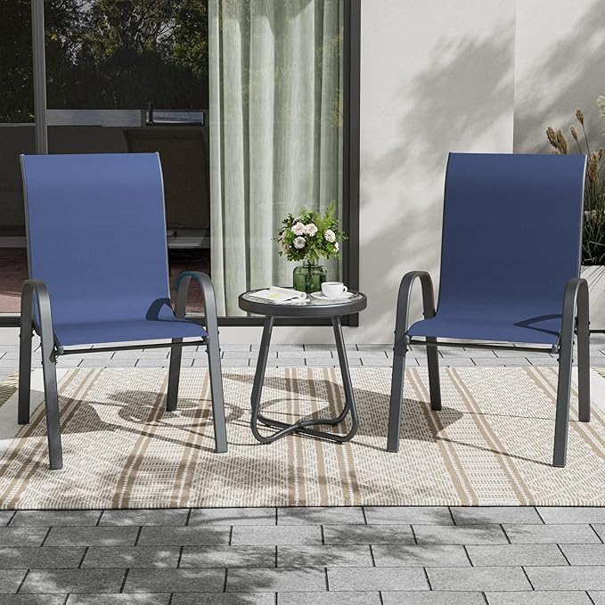 UDPATIO Patio Dining Set of 3, Outdoor Table and Chairs Set - Image 2